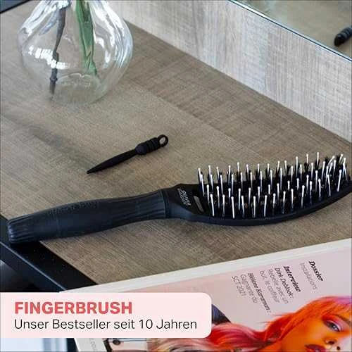 Šepetys plaukų džiovinimui Olivia Garden Fingerbrush Combo Small Hair