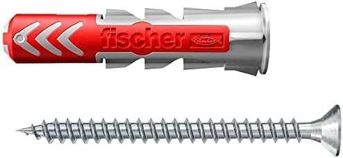 FISCHER DUOPOWER KAIŠČIŲ RINKINYS REDBOX SU VARŽTAIS 280 vnt.
