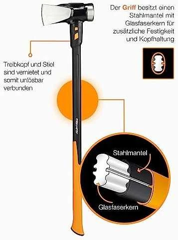 Fiskars Statybininko kirvis/skaldiklis IsoCore XXL