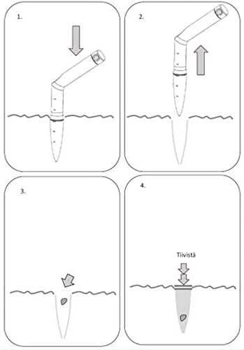 Tikslaus gylio sodinimo įrankis Fiskars