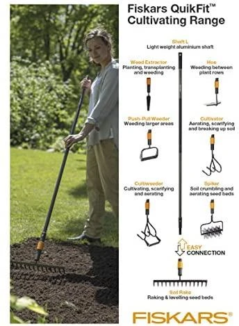 Fiskars QuikFit Trumpas kotas