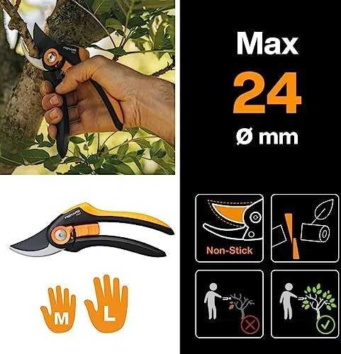 Fiskars Plus SmartFit sekatorius prasilenkiančiais ašmenimis (P541) 1057169