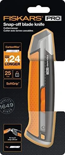 Fiskars CarbonMax peilis laužomais ašmenimis 25mm