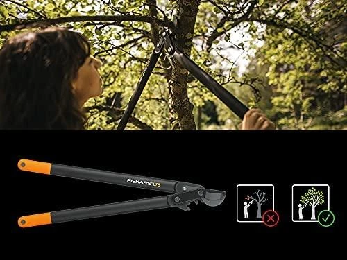 Fiskars Žirklės sodo prasilenkiančiais kablio formos ašmenimis (L78) (1000584)