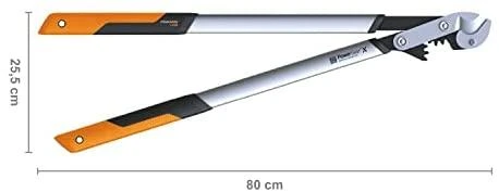 Fiskars PowerGear X sodo žirklės atraminiais ašmenimis LX99, L (1020189)