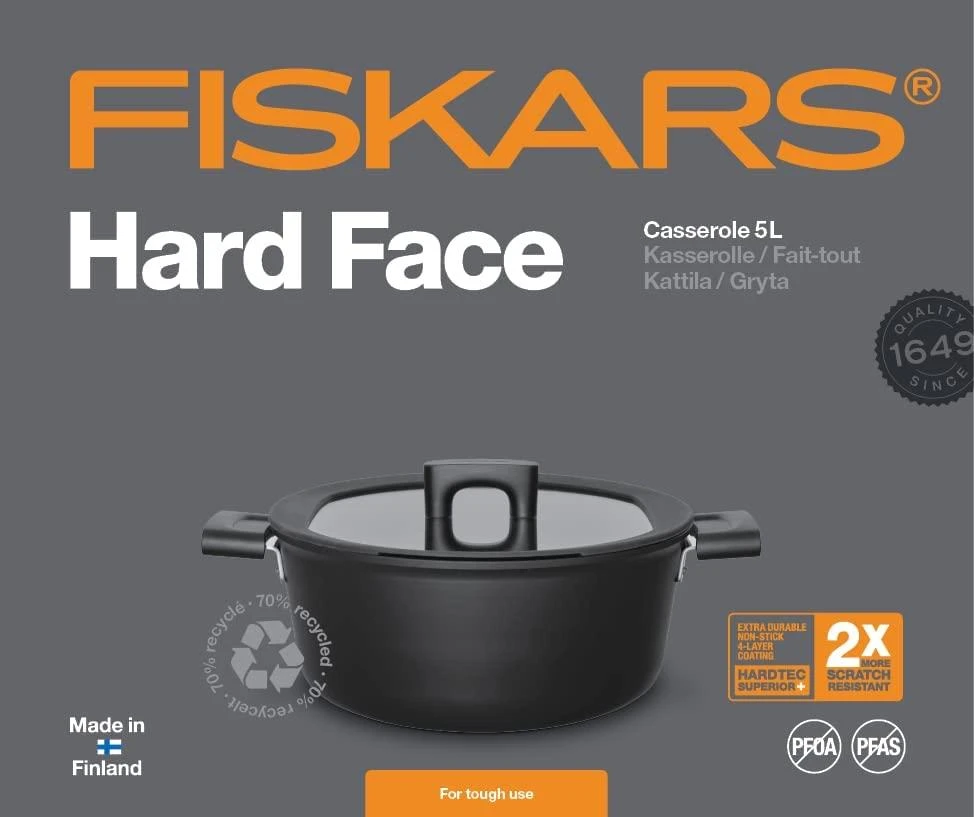Fiskars Hard Face puodas 5,0 L