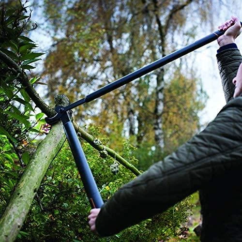 Fiskars SingleStep sodo žirklės prasilenkiančiais ašmenimis, kablio formos galva L38 (1001426)