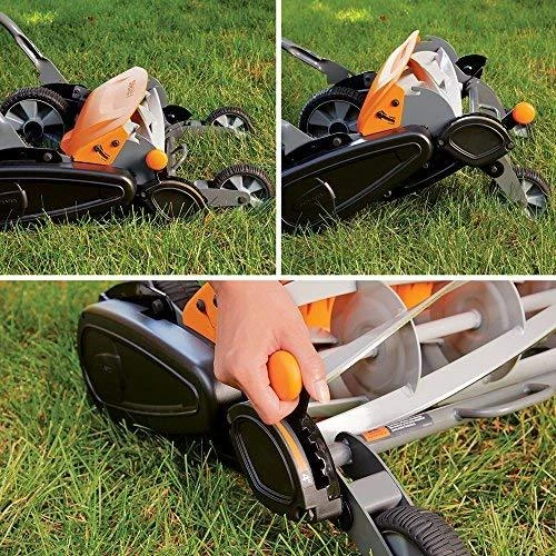 Fiskars Mechaninė vejapjovė be žolės rinktuvo StaySharp Max (1000591) 46cm
