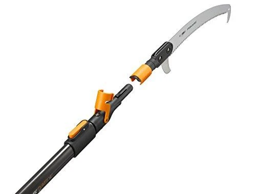 FISKARS QuikFit teleskopinis kotas L dydis (grafito spalvos) (1000665)