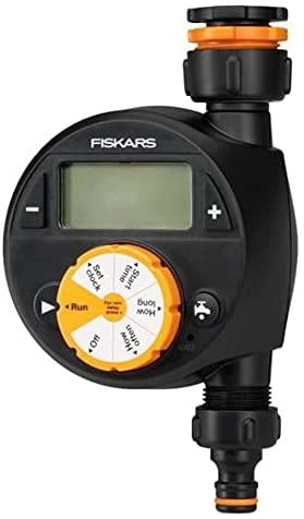 Fiskars Laistymo laikmatis su vienu išėjimu (2xAA baterijos neįeina)