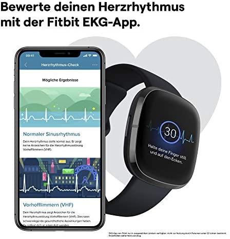 Išmanusis laikrodis Fitbit Sense, Juodas