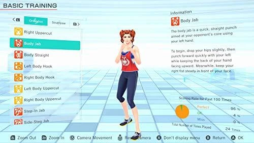 Nintendo Fitness Boxing 2: ritmas ir pratimai