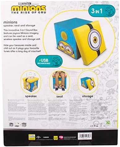 Thumbs Up Fizz Aufbewahrungsbox Minions inkl. Lautsprecher blau