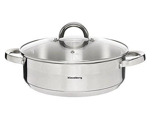 Puodas Plieninis puodas, 28 cm skersmens, 6 l, Klausberg