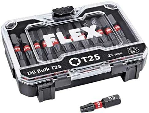 Flex Accessories 25 dalių smūginių antgalių rinkinys FLEX DB T25