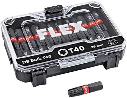 Flex Accessories 25 dalių smūginių antgalių rinkinys FLEX DB T40