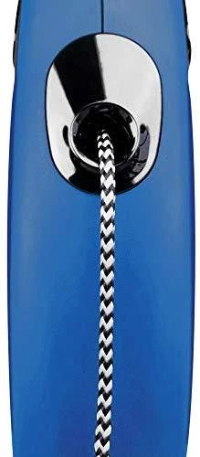 Flexi automatinis pavadėlis New Classic M, mėlynas, 8 m