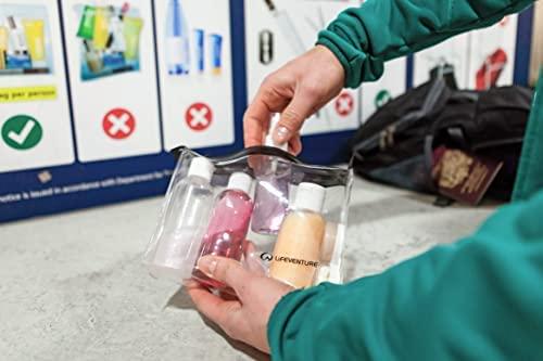 Kelioninių plastikinių buteliukų rinkinys Lifeventure Flight Bottle Set