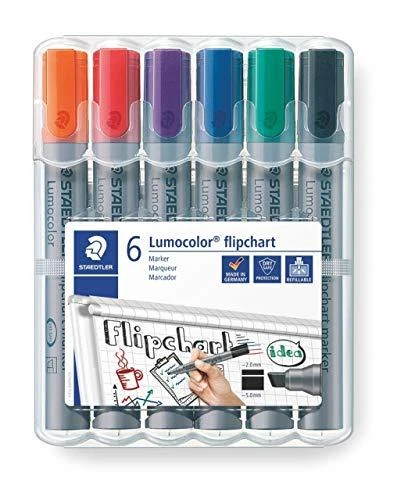 Staedtler Flipchartmarker Lumocolor 6St Box