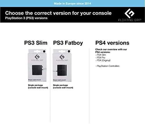 Floating Plūduriuojančios rankenos Playstation valdiklio sieninis laikiklis