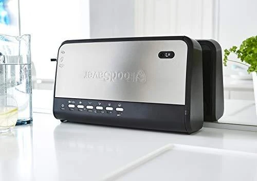 Food Saver Vakuumavimo Aparatas - Foodsaver Ffs005x 0.5 Mbar Juodas Nerūdijančio Plieno