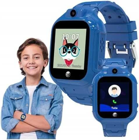 Forever išmanusis laikrodis GPS WiFi Kids See Me! 3 KW-320 juodas