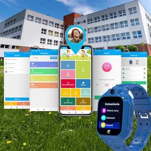 Forever išmanusis laikrodis GPS WiFi Kids See Me! 3 KW-320 juodas
