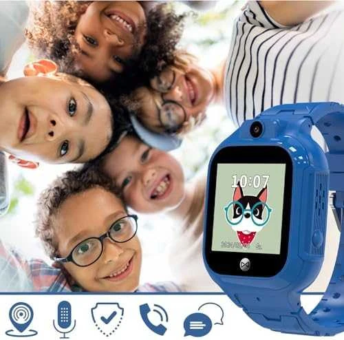 Forever išmanusis laikrodis GPS WiFi Kids See Me! 3 KW-320 juodas