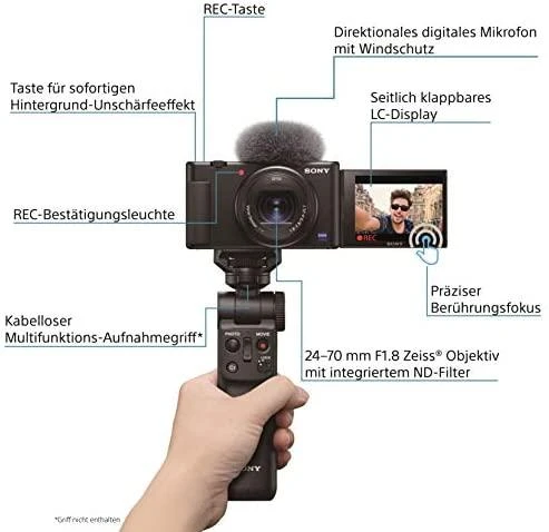 SONY ZV-1BDI Skaitmeninis fotoaparatas