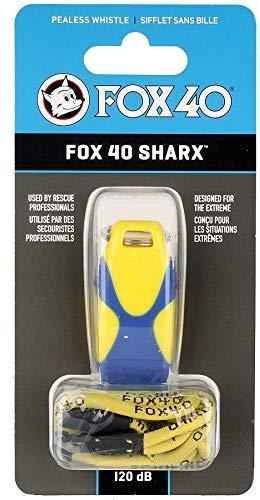 Fox40 Švilpukas su virvute Fox 40 Sharx Safety geltona ir-mėlyna (38059)