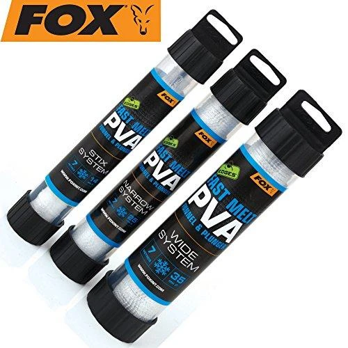 PVA kojinė su tūba ir grūstuvu FOX Fast Melt PVA 25mmx7m