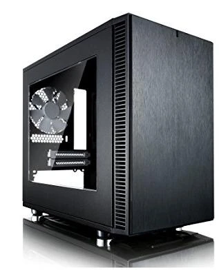 Fractal Design Define Nano S - Langas Šoninis langas, Juodas, ITX, Maitinimo blokas įtrauktas Nr