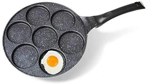 Orion Keptuvė kiaušiniams GRANDE 27 cm granitinė 7 formos