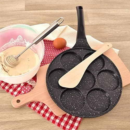 Orion Keptuvė kiaušiniams GRANDE 27 cm granitinė 7 formos