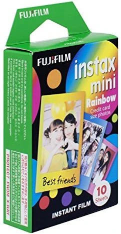 Fujifilm | Instax Mini Rainbow momentinis filmas | 86 x 54 mm | Kiekis 10