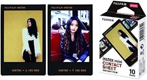 Fujifilm | Momentinis filmas | Instax Mini kontaktinis lapas | 54 cm x 86 mm | Vaizdo matmenys: 62 × 46 mm | Kiekis 10