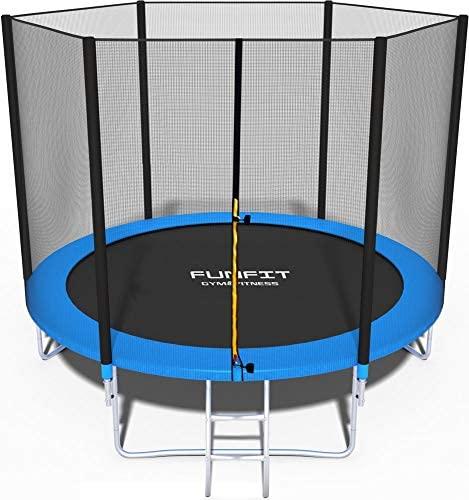 Batutas su tinklu FunFit 374cm + kopetėlės
