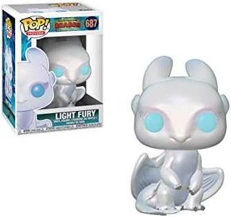 FUNKO POP! Vinilinė figūrėlė: Kaip prisijaukinti slibiną 3 - Light Fury