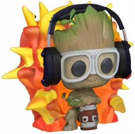FUNKO POP! Vinilinė figūrėlė: I Am Groot - Groot su detonatoriumi, 9 cm