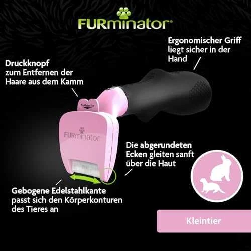 FURminator šukos smulkiems gyvūnams