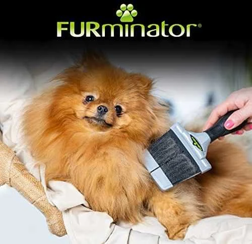 FURminator Didelis kietų šerelių šepetys