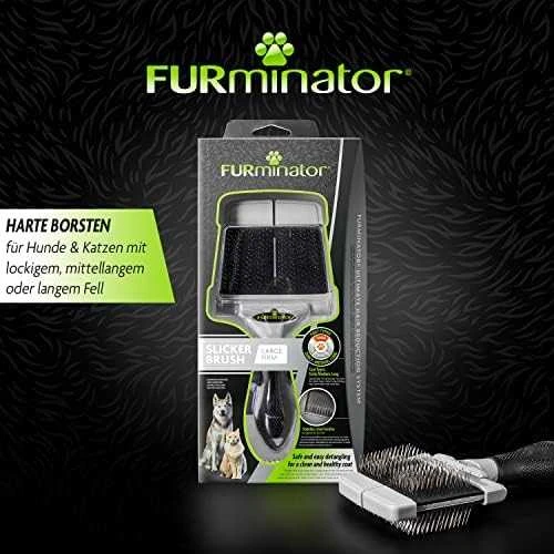 FURminator Didelis kietų šerelių šepetys