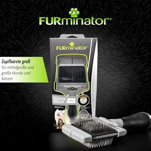 FURminator Didelis kietų šerelių šepetys