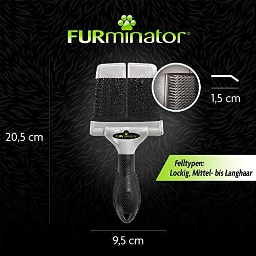 FURminator Didelis kietų šerelių šepetys