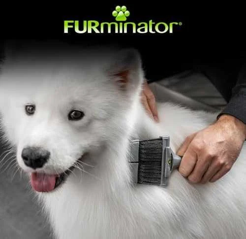 FURminator Didelis kietų šerelių šepetys