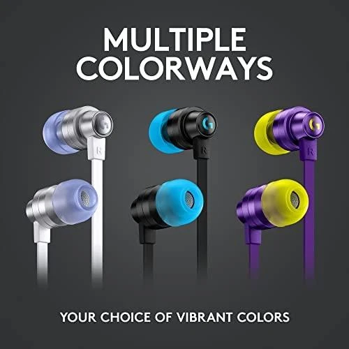 Į ausis įkišamos ausinės žaidimams Logitech G333, Mėlyna