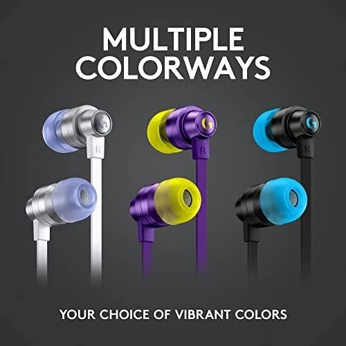 Į ausis įkišamos ausinės žaidimams Logitech G333, Violetinė