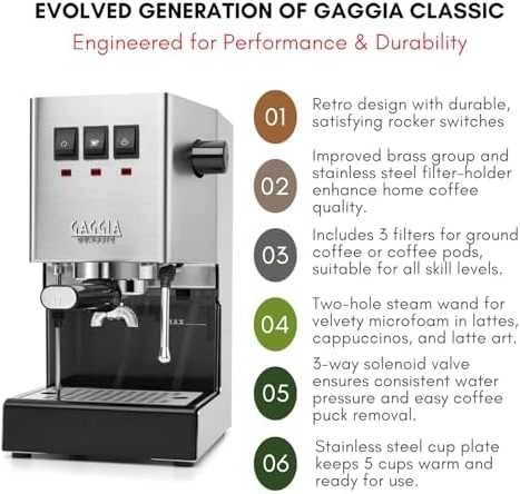 Gaggia New Classic Evo Espresso Kavos aparatas