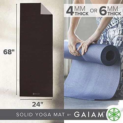 Kita Gaiam dvipusė jogos kilimėlis "GRANITE/STORM" 4 mm 61956