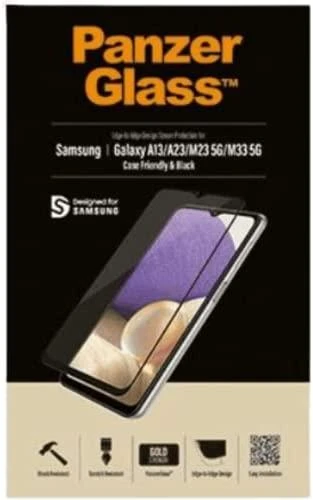 Panzer Glass PanzerGlass | Ekrano apsauga | Samsung | Galaxy A13/M23 5G/M33 5G | Stiklas | Juodas | Tinkamas atvejams